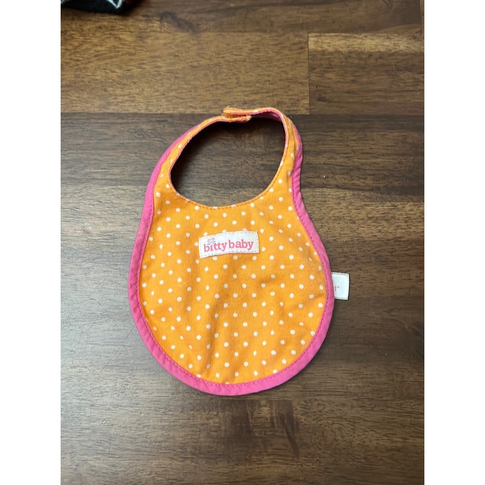 American Girl Bitty Baby Starter Set 2011 Polka Dot Bib for Doll